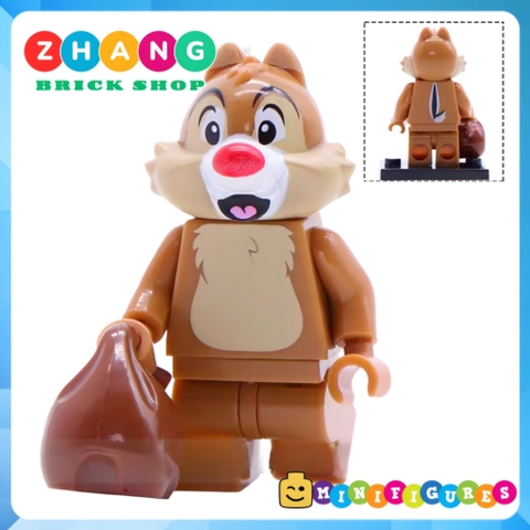 Xếp hình hoạt hình Mickey - Minnie - Louie - Deway - Mc Duck- Huey - Chip - Dale Lego Minifigures WM6066