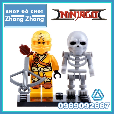 Đồ chơi Xếp hình Ninjago KAI - JAY - COLE - ZANE - Lloyd - WU - NYA - Morro Minifigures SY282