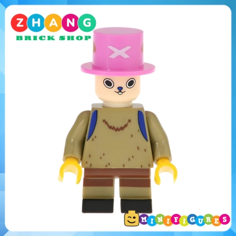Xếp hình One Piece Portgas Sabo Shanks Roronoa Sanji Usopp Franky
Tony Chopper Crocodile Lego Minifigures Kopf KF6037