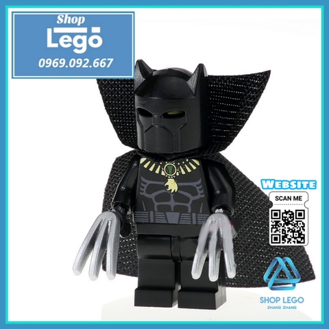 Xếp hình siêu anh hùng DC Comics Batman, Flash, Black Panther Comics Lego Minifigures POGO PG8088
