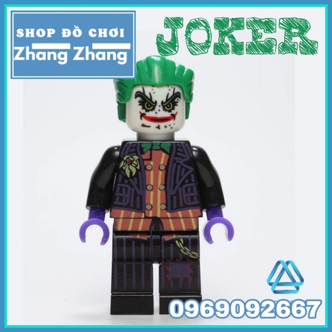 Xếp hình Joker Purble Suit thành phố Gotham Dc comics Lego Minifigures Wm wm308