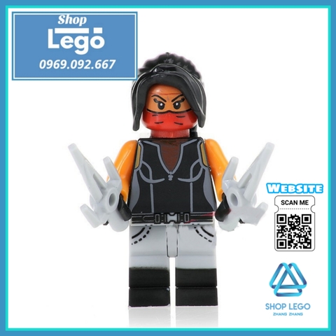 Đồ chơi Xếp hình Elektra White Canary Fire Storm Captain Cold - Parallax Super Boy Booster Gold Minifigures POGO PG8079
