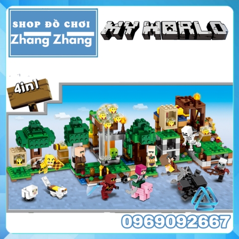 Xếp hình My World mô phỏng theo trò chơi Minecraft dành cho bé Lego Minifigures DLP1203