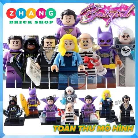 Xếp hình Batgirl và Wonder Twin DC siêu anh hùng Lego Minifigures POGO PG8107