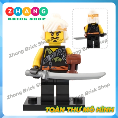 Xếp hình Ninjago Golden Dragon Lego Minifigures LeLe A033 040