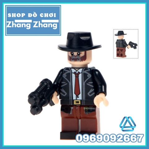 Xếp hình Red Hood - White Lantern - James Gordon - Hugo Strange - Nygma - Bullock - Penguin Lego Minifigures POGO PG8070