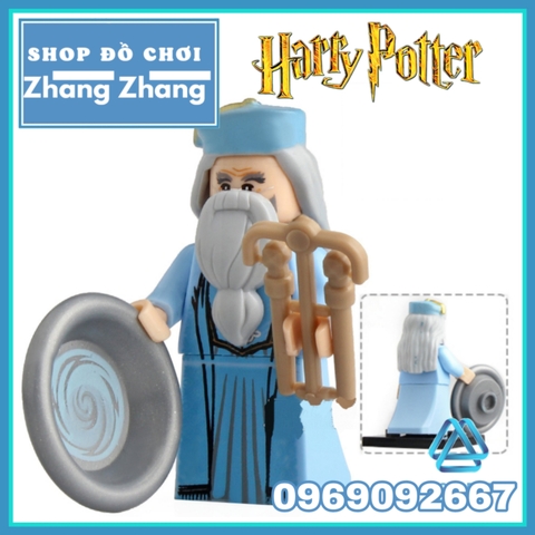 Xếp hình Harry Potter - Albus Dumbledore Moody - Luna Lovegood - Neville Longbottom Lego Minifigures WM6041