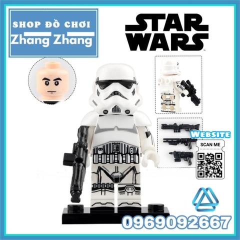 Đồ chơi xếp hình Star Wars gồm Stormtrooper - Sabine Wren - Wrecker Crosshair Vizla Minifigures Xinh X0307