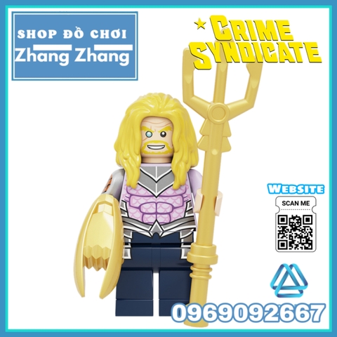 Xếp hình DC's Crime Syndicate Grid Power Ring Johnny Quick Superwoman Ultra Man Deathstorm Lego Minifigures Kopf KF6104