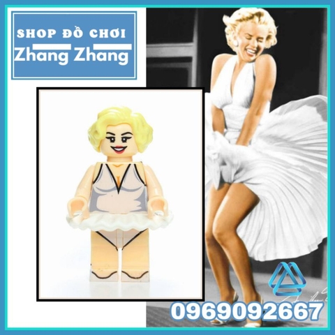 Đồ chơi xếp hình Nữ minh tinh màn ảnh Marilyn Monroe Mô hình Minifigures MG0116