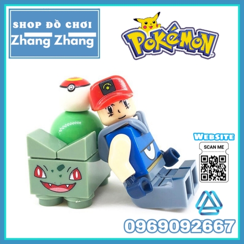 Xếp hình dành cho các bé tặng kèm bóng và pokemon theo mẫu Lego Minifigures SY620