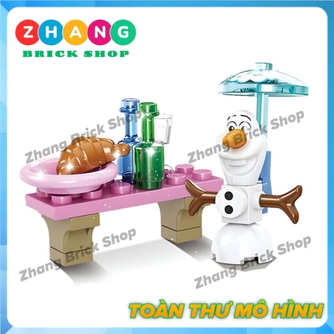 Xếp hình Elsa Nữ hoàng băng giá và Anna trong Frozen Lego Minifigures SY1372