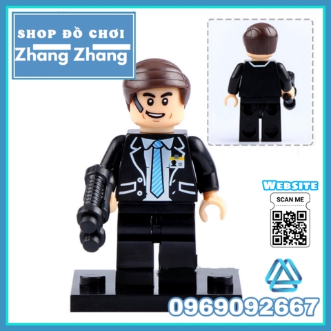 Xếp hình Captain America - Super Adaptoid - SpiderBoy - She Hulk - Hammer - Coulson Marvel Lego Minifigures Xinh X0151