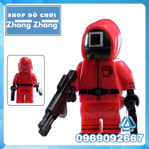 Đồ chơi xếp hình Trò chơi con mực Squid game gồm Seong Gi-hun và Kang Sae-byeok - Sang-woo - Il Nam Minifigures KDL808