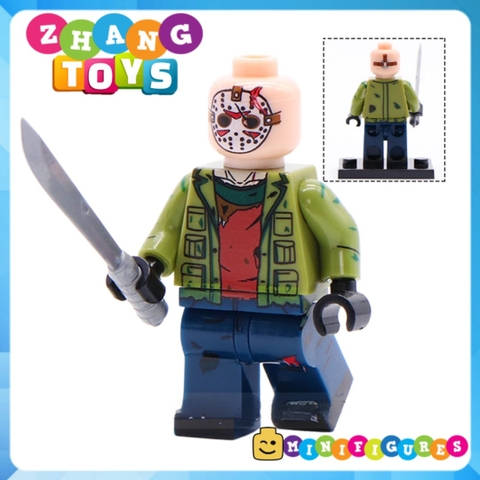 Xếp hình Halloween Michael Myers Ghostface Draven Jigsaw Jason Chucky Beetlejuice Freddy Kruger Lego Minifigures WM6075