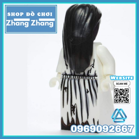 Xếp hình The Ring Vòng tròn sinh tử Sadako Samara Lego Minifigures KOPF KF208 WM816