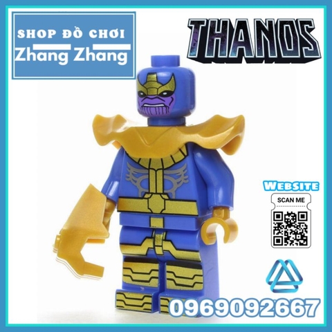 Đồ chơi xếp hình Thanos Comics trong Avengers Endgame Minifigures Kopf KF343