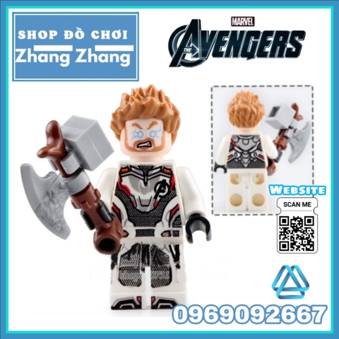 Đồ chơi Xếp hình Thor - Nebula Hawkeye - Captain Marvel - Chitauri - Outtrider Thanos Minifigures Lele 34095 D157 164