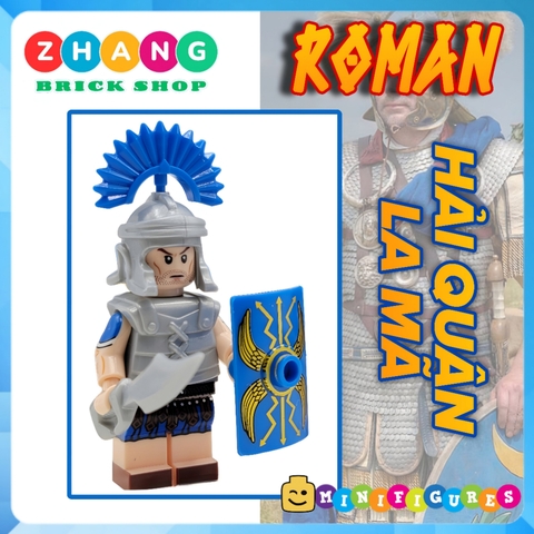 Xếp hình Binh đoàn Roman Centuries phía đông Đạo viễn chinh La Mã Gladiator Lego Minifigures Xinh XH1731 X0316