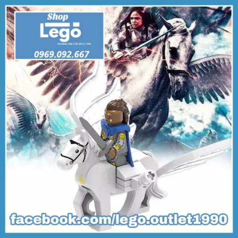 Xếp hình Lego Ngựa chiến Valkyria ngựa bay ngựa trời 2019 mới nhất Lego Minifigures Xinh Xh1295