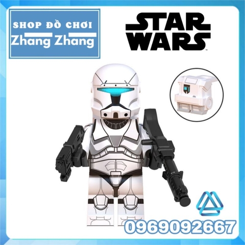 Đồ chơi xếp hình Star Wars Clone Commando Boss Chiến tranh giữa các vì sao Minifigures WM6124