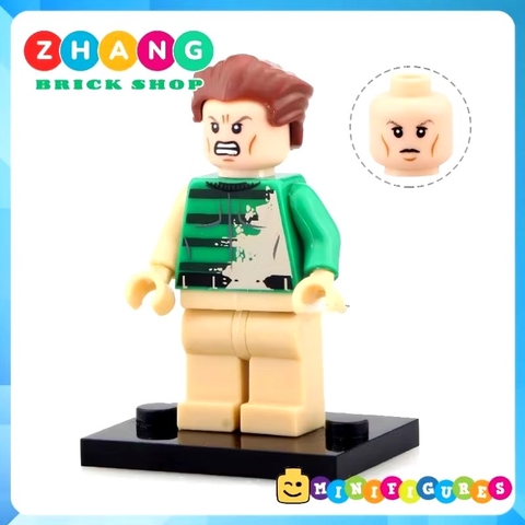 Xếp hình Spider-Man Scorpion Sandman Kraven Hobgoblin Stan Lee Captain American Lego Minifigures POGO PG8017