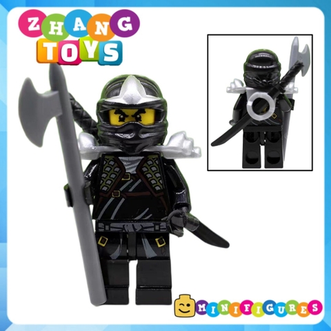 Xếp hình Ninjago Zane - Golden Ninja - Cole - Lloyd - Jay - Kai Lego Minifigures PRCK GA131 136