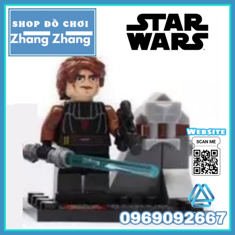 Xếp hình Star Wars Darth Maul - Anakin - C-3P0 - Darth Vader - Chewbacca - Sandtrooper - Rako Lego Minifigures SY198