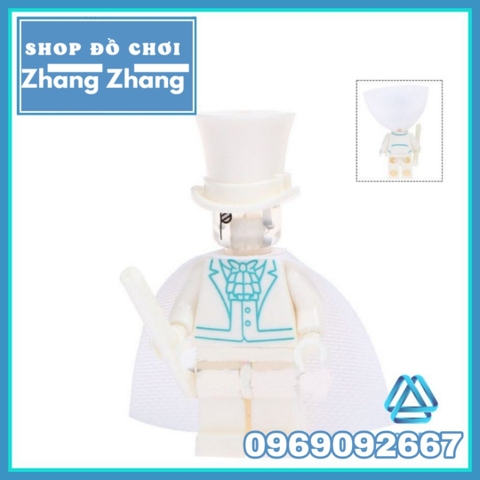 Xếp hình Red Hood - White Lantern - James Gordon - Hugo Strange - Nygma - Bullock - Penguin Lego Minifigures POGO PG8070