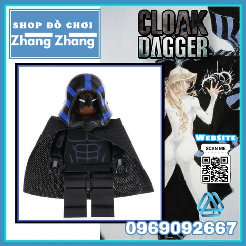 Xếp hình Cloak & Dagger
- Tyrone Johnson Siêu anh hùng Lego Minifigures Kopf KF573 KF6046