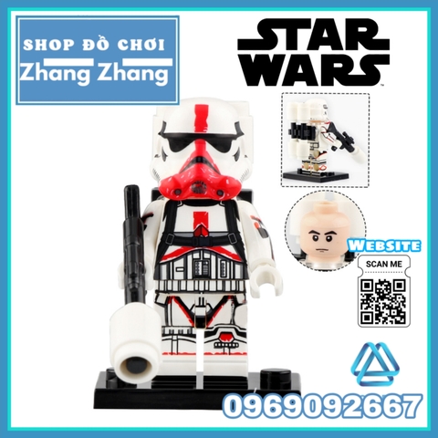 Xếp hình Star Wars Stormtrooper - Moff Gideon Cara Dune - Death Trooper Greef Carga Mandalorian Lego Minifigures WM6099