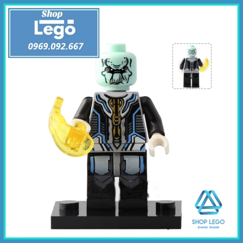 Xếp hình Iron man - Spider-man - Ebony Maw - Groot - Thor Dr Strage Black Widow Star-Lord Lego Minifigures Lele D033 040