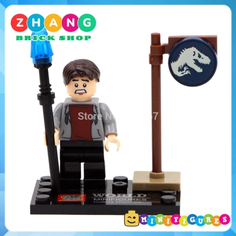 Xếp hình công viên kỷ Jura - Zach Mitchell Owen Grady Vic Hoskins Simon Masrani Gary Mitche Lego Minifigures SY280