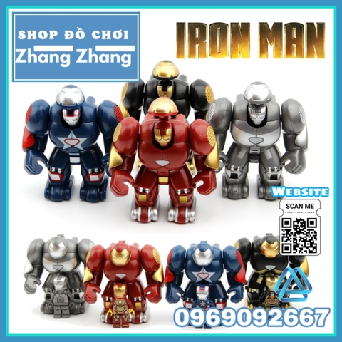 Xếp hình mô hình Ironman Lego Minifigures Bigfigures MR298 Kopf KF8001