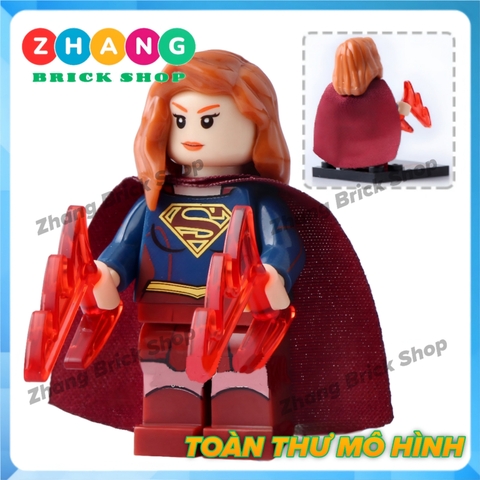 Xếp hình Marvel Spider-Man Wolverine Supergirl Captain America Human Torch Joker Zoom Daredevil Lego Minifigures SY678