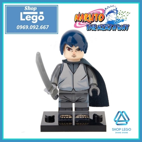 Xếp hình Naruto Neji - Might Guy - Uchiha Sasuke - Kimimaro - Kabuto - Rock Lee - Zetsu Lego Minifigures Kopf KF6126