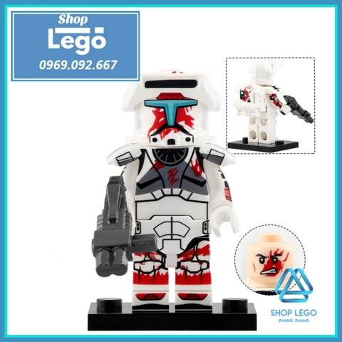 Xếp hình Star Wars Gregor - Niner - Boss - Fixer - Scorch - Sev Lego Minifigures Koruit KT1049