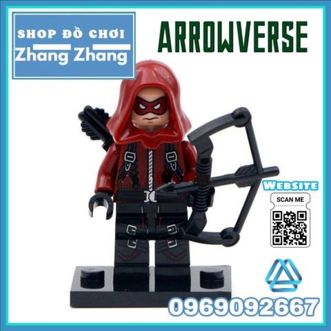 Xếp hình Arrow Arsenal Death Stroke Black Canary Dark Archer Ra's Al Gul Lego Minifigures Decool 0232 0237