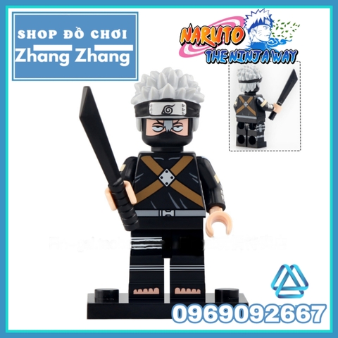 Đồ chơi xếp hình Naruto gồm Obito Uchiha - Ibiki Morino - Kurenai Yuhi - Rin Nohara - Kakashi Hatake Minifigures KDL807