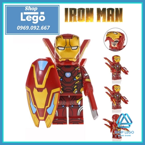 Xếp hình tuyển tập Ironman các mẫu đẹp nhất Lego Minifigures Kopf KF6093