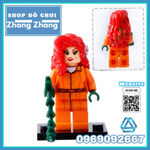 Xếp hình Joker - PoisonIvy - Cat Woman - Calendar Man - Two Face - Harley Quinn - Riddler Lego Minifigures Xinh X0150