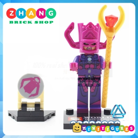 Xếp hình Hawkeye Galactus Robin Cyborg Jean Grey Deadpool Nova Marvel Siêu anh hùng Lego Minifigures Sy sy258