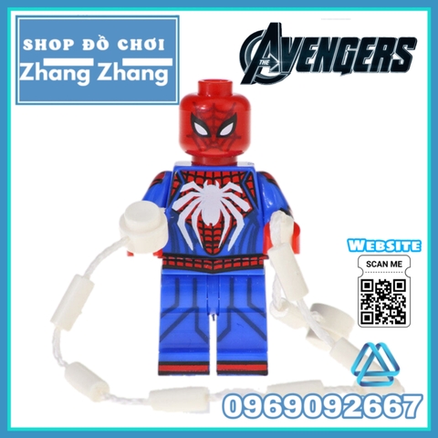 Xếp hình Avengers Endgame & Infinity War Thor Thanos Spider-man Lego Minifigures Kopf KF6087