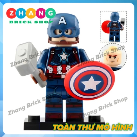 Xếp hình Captain America tuyển tập mới nhất Lego Minifigures Koruit KT1031