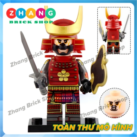 Đồ chơi Xếp hình Võ sĩ đạo cuối cùng The Last Samurai đầy đủ giáp phụ kiện đi kèm Lego Minifigures WM6090