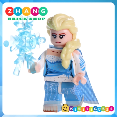 Xếp hình Nữ Hoàng Băng giá Frozen Elsa và Anna dành cho bé gái Lego Minifigures WM6084