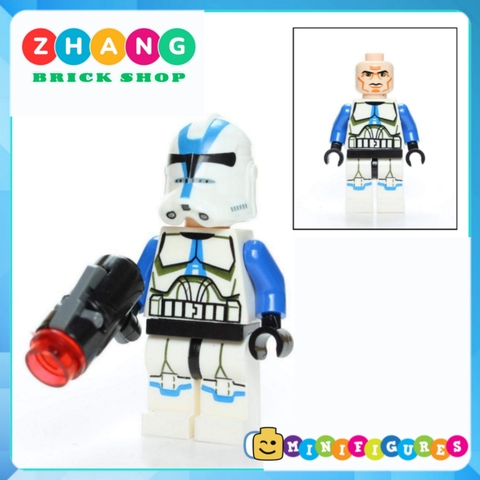 Xếp hình Star Wars gồm General Grevious - Pong Krell - Hera - Jedi - Stormtrooper Lego Minifigures Lele C032 039