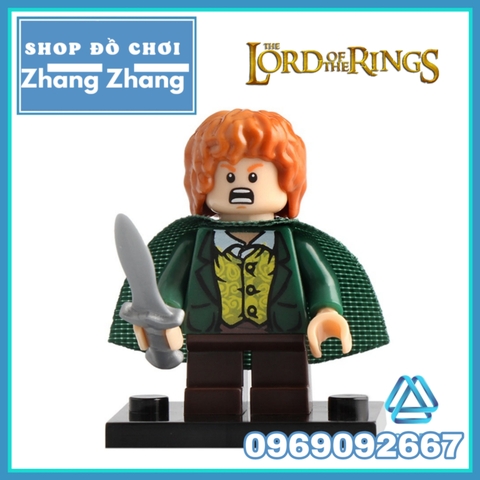Xếp hình Frodo Gandalf Thranduil Elrond Lake-town Galadriel Arwen Merry Lego Minifigures Pogo PG8148