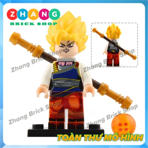 Xếp hình Dragon Ball Gohan - Bardock - Broly - Goku Vegeta Lego Minifigures WM6032