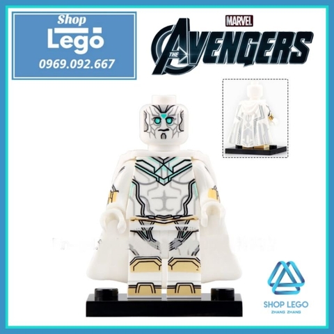 Xếp hình Wave 2 of Wandavision Scarlet Witch - Vision - Mephisto - Monica Rambeau - Tommy Lego Minifigures Xinh X0309